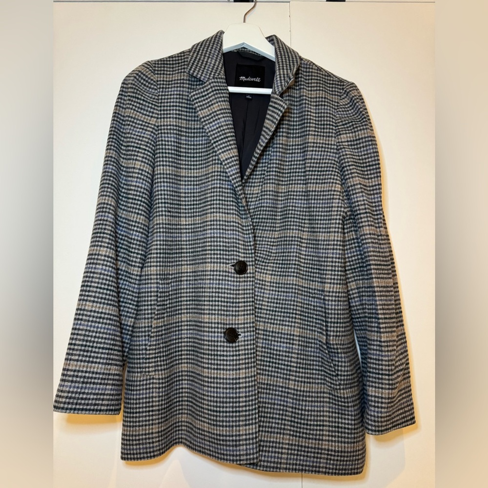 Madewell Dorset Blazer in Bowen Plaid